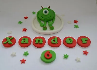 £12.99 • Buy Handmade Edible Monsters Inc, Mike Wazowski, Cake Topper, Decoration, Birthday