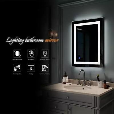 Anti-fog Wall Mounted Vanity Mirror Lights LED Bathroom Makeup Vanity Mirror • $91.99