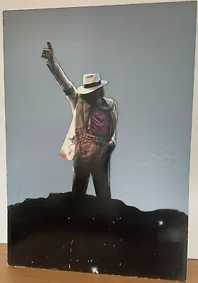 Michael Jackson Signed Large Moonwalker Shop Display 31x44 Bad Dangerous • $3111.36