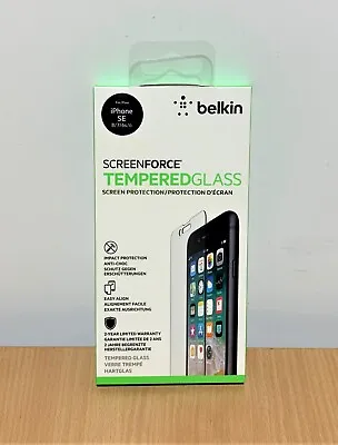 Belkin ScreenForce Tempered Glass Screen Protector IPhone 7/8/6/6s - F8W768VF • $8.99