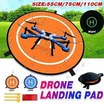 $23.88 • Buy Drone Landing Pad For DJI Mavic Pro Fast-Fold Parking 55CM 75cm 110cm Helipad GD