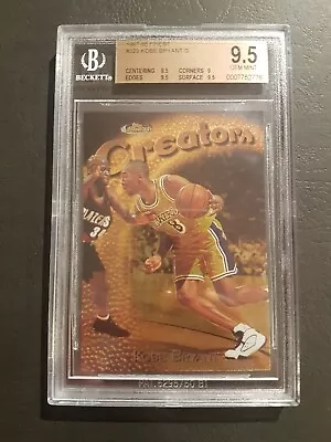 $459 • Buy KOBE BRYANT 1997-98 Finest Creators GOLD Rare 🔥 BGS 9.5 GEM MINT 🔥 PSA -Lakers