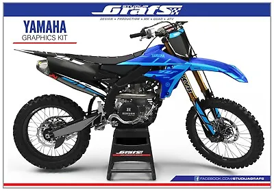 YAMAHA Complete Dirt Bike Graphics Kit For YZ YZF 50 65 85 125 250 450 Stripes • $159