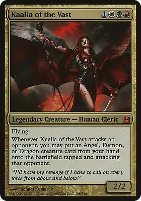 MTG 1x SP Kaalia Of The Vast - Commander Launch Promo (Oversized) X1 • $11.50