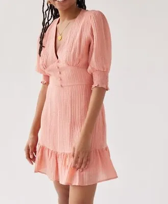 MINKPINK REVOLVE Vera Mini Dress Rose Pink Size Small Women's NWT • $49.95