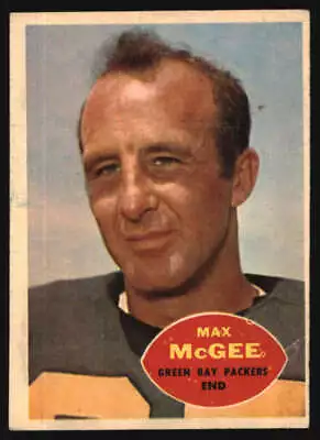 1960 Topps #55 Max McGee EX/EX+ Packers 569925 • $12.38