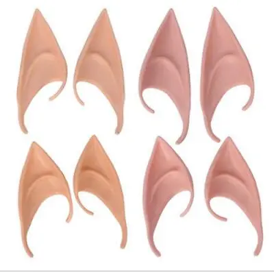 £2.69 • Buy Adult Flesh Nude Elf Ears Pixie Fairy Pointed Tips BFG Cosplay Xmas Fancy Dress