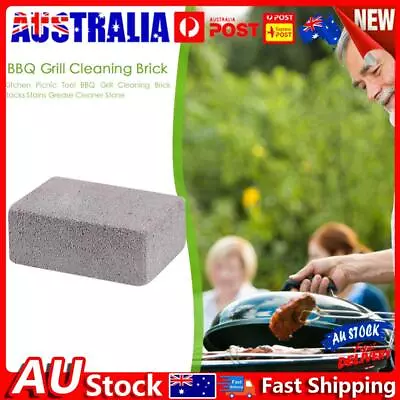 1x BBQ Grill Cleaning Brick Block Barbecue Racks Stains Grease Cleaner • $7.65