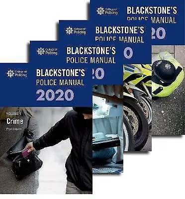 £43.43 • Buy Blackstone's Police Manuals 2020: Four Volume Set By Connor, Paul, Johnston, Da