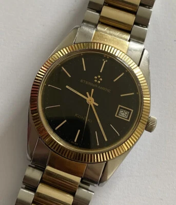 £112.50 • Buy Gents Vintage Eterna-Matic Kontiki Automatic 633.1519.41 Cal. 12824-1