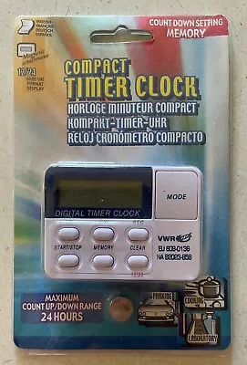 New VWR COMPACT TIMER CLOCK 82023-858 Magnetic Attachment COUNTDOWN DIGITAL Desk • $19.99