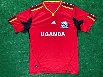 Adidas Climacool Uganda Cranes National Team Soccer Jersey Mens Sz M FUFA Vneck • $24.99
