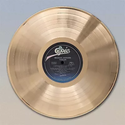 Michael Jackson  Thriller  Gold LP Record Wall Art • $69.95