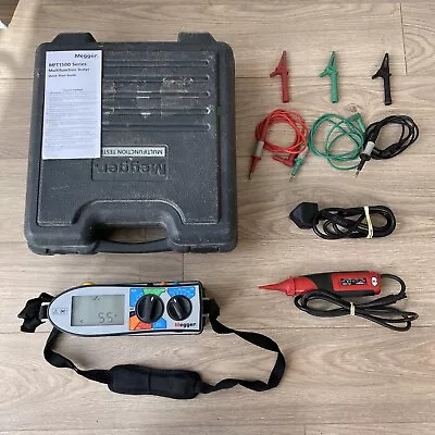 MEGGER MFT 1552 Multifunction Installation Tester With Leads & Accessories • £275