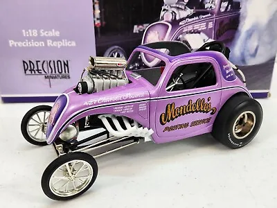 Precision Miniatures The Mondello & Matsubara Topolino 1/18 Scale DieCast RARE! • $164.95