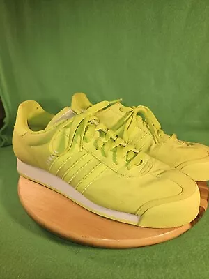 Adidas Samoa Sneaker Neon Lime Green  Mens Size 13 • $15