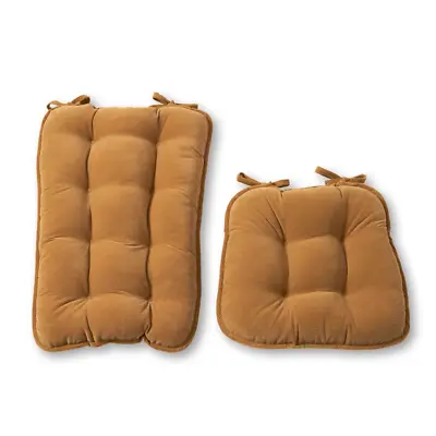 $81.39 • Buy Cherokee Khaki Jumbo 2-Piece Rocking Chair Cushion Set