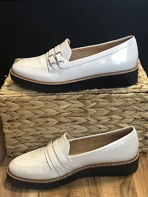 Naturalizer Women's Eiffel Loafer W/Buckle 9.5 M Alabaster Color • $30