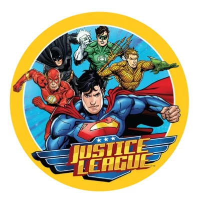$12 • Buy Justice League Edible Cake Topper Birthday Party Decoration Image Superhero 