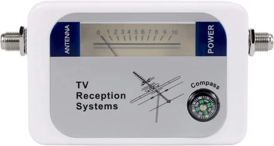 £22.99 • Buy Digital Aerial Terrestrial TV DVB-T Finder Antenna Signal Strength Meter White