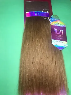  VELVET REMI YAKI_OUTRE 100%_human_hair_STRAIGHT WEAVE EXTENSION 10 _#30 • $50