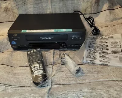 JVC HR- VP470U VCR VHS  4 Head Video Cassette Recorder NEW Open Box Plug & Play • $349.99