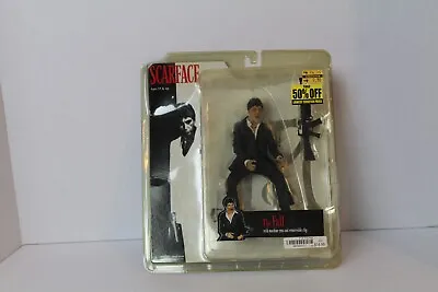 2005 Mezco Toyz Scarface 7  Realistic Action Figure (Black Suit) New In Box • $34.99