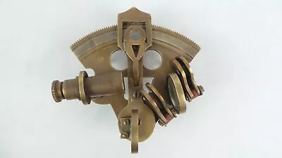 Brass Mini 4.5  Sextant Nautical Navigation Tool • $24.99