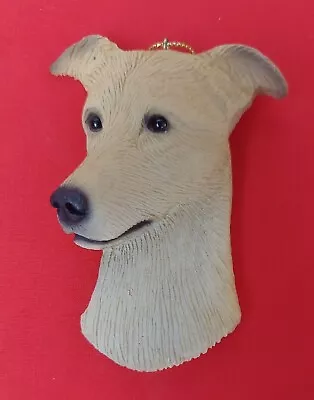 Vintage K-9 Kreations Greyhound Christmas Ornament Style C21F • $19.95