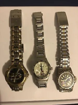 Walt Disney World Wrist Watches (Lot Of 3) For Small Wrists (6.5”) MICKEY MOUSE • $17.99