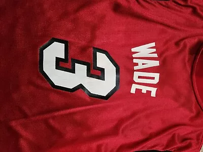 Dwyane Wade Large Miami Heat Jersey. Faded.  • $0.99