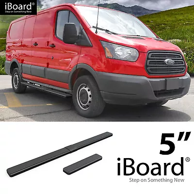 APS Running Boards 5 Inches Matte Black Fit 15-24 Ford Transit Full Size Van • $209