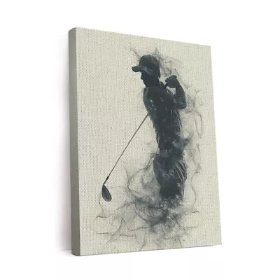 Golf Sports Vintage Art Design 2 Canvas Wall Art Prints Pictures Gifts • $59.99