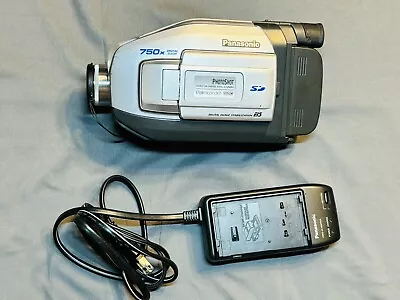 Panasonic PalmCorder PV-L453D VHS C Video Camera Camcorder Charger Tested Works • $75