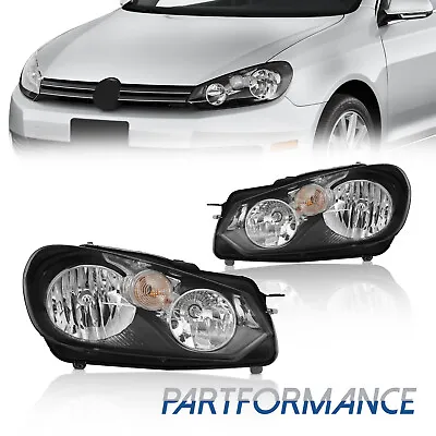$198.98 • Buy Pair Replacement Headlights For 2010-2014 Volkswagen Golf /Jetta MK6 Wagon LH RH