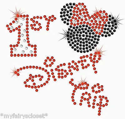 Choice Of 5  Minnie First Disney Trip Iron On Rhinestone Transfer Applique • $11.75