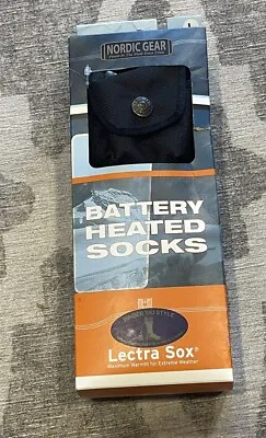 Nordic Gear Sport Lectra-Sox Electric Battery Heated Socks Large Cabelas • $14