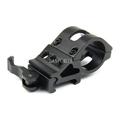 Tactical 1  Offset Picatinny/Weaver Rail Mount For Flashlight With Quick Release • $9.99
