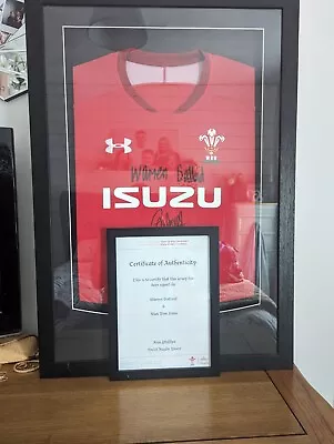 Wales Signed Rugby Shirt • £75