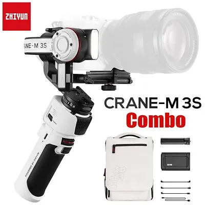 ZHIYUN Crane M3S Combo 3-Axis Gimbal Stabilizer For Canon Sony Mirrorless Camera • $570.90
