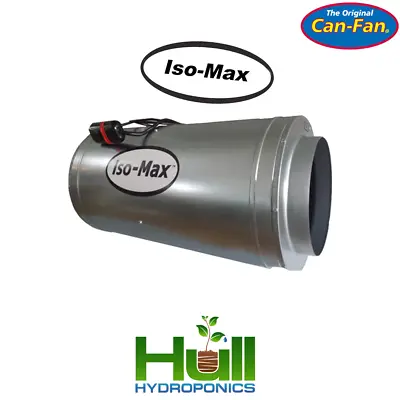 Iso-Max Air Force 2 / IsoMax Acoustic Fan 6 Inch 150mm 410m3/hr 3 Speed Control • £244.95