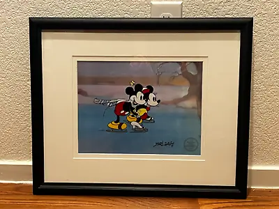 DISNEY “On Ice” 1935 Signed Marc Davis Silver Seal Seri Cel Animation Art Cel • $149.99