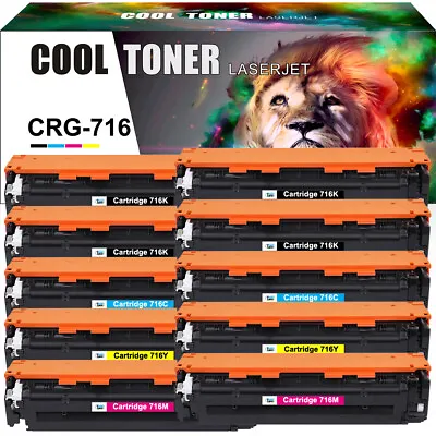 10x Toner Cartridge For Canon 716 I-Sensys MF8030Cn MF8040Cn MF8050Cn MF8080Cw • £89.99