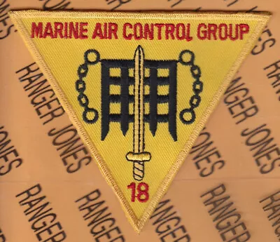 USMC United States Marine Corps Marine Air Control Group MACG 18 ~4  Patch C/e • $6