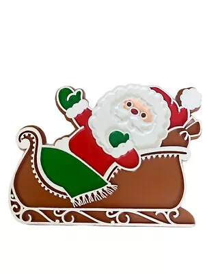 VTG Santa Cookie Cutter Sleigh Hallmark Plastic Christmas Eve Baking Sugar 1970s • $9.85