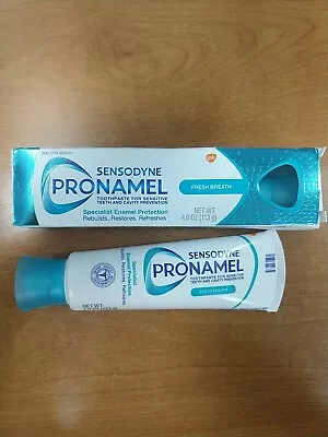 $12.99 • Buy 2 Pk: Sensodyne ProNamel Fresh Breath Sensitive Toothpaste 4oz. Ea Exp 8/23 E3C