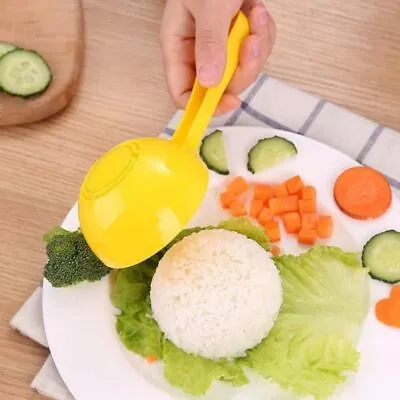 £4.69 • Buy DIY Rice Scoop Mold Non-stick Rice Ball Spoon Half Round Sushi Mold Soup Spoon.