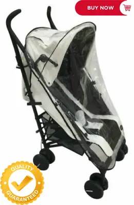 Cuggl Universal Transparent Waterproff Raincover For Pram/pushchair High Quality • £8.89