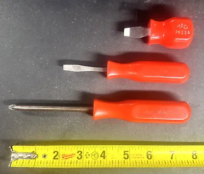 Mac Tools  3-piece Mixed Drive Hard Handle Screwdriver Set • $29.95