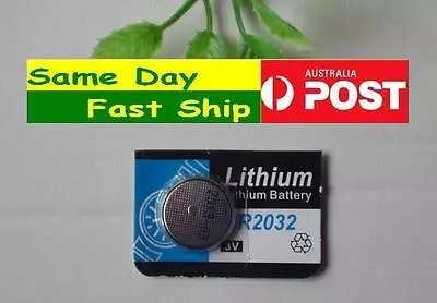 One Piece New CR2032 3 Volt Lithium Button Cell Battery Local Fast Same Day Ship • $3.98